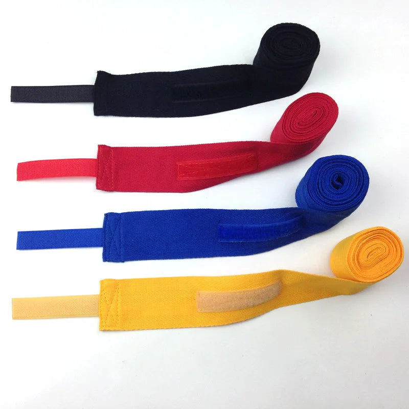 Bandagem de Algodão para Boxe e Taekwondo – 2.5M/5M | Proteção para Mãos e Punhos